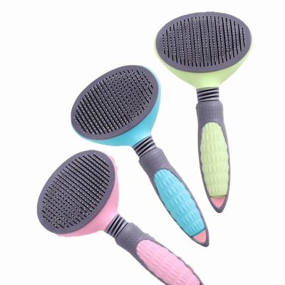 China Pet Dematting Grooming Tools Viable Quick Cleaning Hair Remov Sweep Needle Pet Coarse Comb For Dog Cat for sale