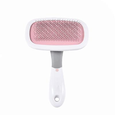 China Spring Viable Spinning Pet Hair Remover Brush Dematting Trimmer Trimmer Medium Head Grooming Tools Sweep Pet Comb for sale