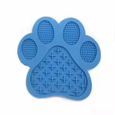 China Amazon Viable Hot Sale Silicone Dog Mat For Dogs Supplies Food Lick Pad Pet Dish Tray for sale