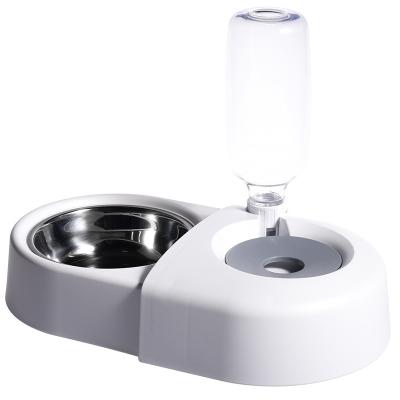 China Sustainable Hot Sale Automatic Water Feeder Pet Food Drinking Raised Rack Dish Bowls Pet Supply for sale