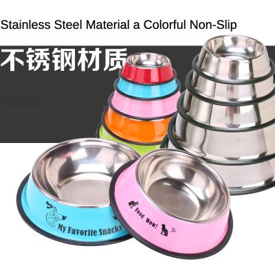 China Non-automatic Drop Sale S 18cm M 22cm Pet Wheels Smart Drivers Plastics Stainless Steel Dog Cat Bowl for sale