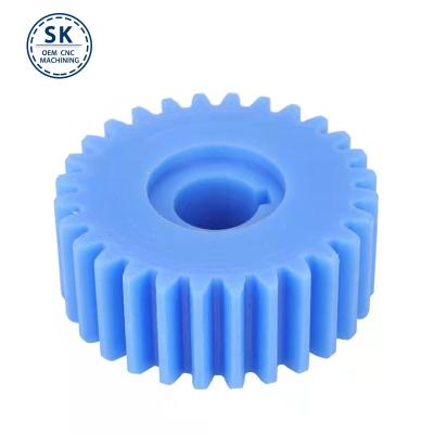 China OEM PA66 High Precision Gears Small Plastic Nylon Pom Pom Holder Plastic Sprocket for sale