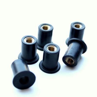 China NBR Rubber Motorcycle Windshield Fasteners M5 Rubber Well Nut for sale