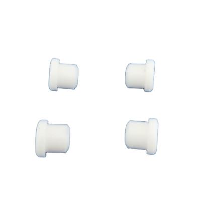 China Transparent Clear Mechanical Hardware Silicone Rubber Hole T-Shaped Plugs for sale