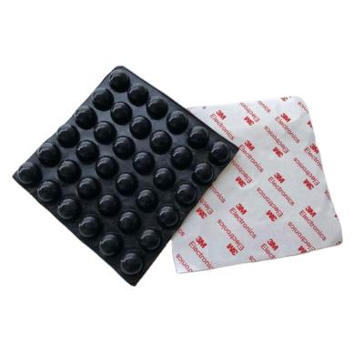 China Mechanical Material Anti Slip Silicone Rubber Adhesive Feet Bumper Pads for sale