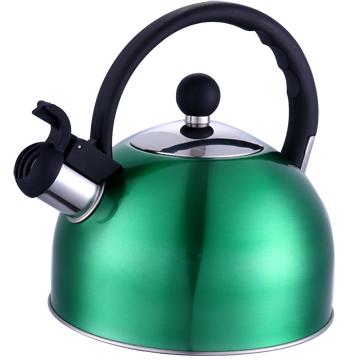 China 2.5L Stainless Steel Whistling Kettle Sustainable Tea Kettle With Nylon Handle for sale