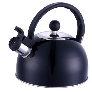 China 2.5L Stainless Steel Whistling Kettle Sustainable Green Tea Kettle for sale