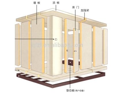 China Container Walk In Cold Room Freezer Storage Room For Meat Seafood Vegetable Fruit Storage for sale