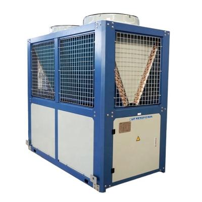 China Hotels Air Cooled Water Chiller For Modular Plants 100kw Industrial Portable Air Conditioner System for sale