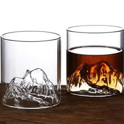 China New Rock Classic/Postmodern Handmade Wholesale Handmade High Borosilicate Whiskey Glass Cups In Bulk Tumbler for sale