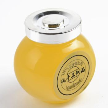 China Customized Viable Wholesale Empty Round 200ml Mini Wedding Screw Lid Glass Empty Jar For Honey for sale