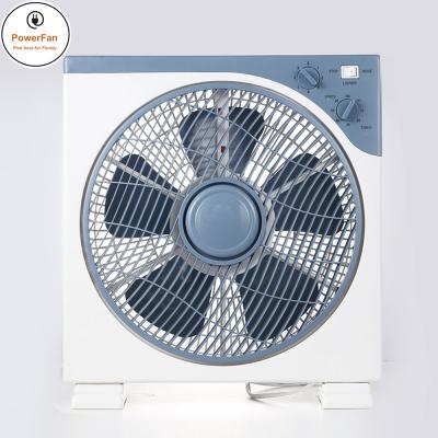 China China 50Hz Eletrical Fans 220V 12Inch Plastic Metal Table Box Fan for sale