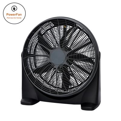 China Cheap Plastic 20 Inch Home Appliance 240V Plastic Box Fans Air Circulating Fan for sale