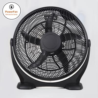 China Plastic Custom Used Home Appliance 240V 20 Inch Circular Air Circulator Table Box Fan for sale