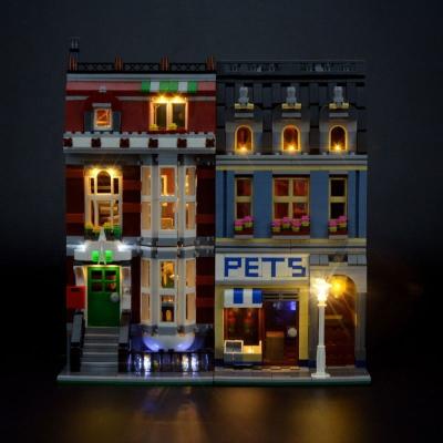 China Building Toy LIGHTAILING LED Light Kit For Legos 10218 Pet Shop Set Led Set for sale