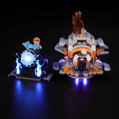 China Building Toy Briksmax LED Light Kit For Thor Weapon Quest set compatible with legos 76102 - not include legos set for sale