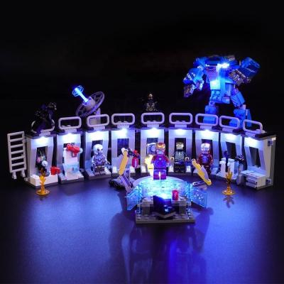 China Lego 76125 Building Armor Set Compatible With Toy Briksmax LED Light Kit For Hall - Not Include Legos Set for sale