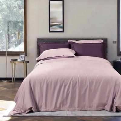 China Good Quality Bamboo Fiber Embroidery Bed Sheet Nondisposable King Size Bamboo Bedding Sheet Sets Luxury Fitted Sheets for sale