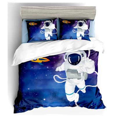 China Luxury 100% Australia Digital Printing Bed Sheets Nondisposable 3D Cotton Bed Sheets Luxury Bedding Set for sale