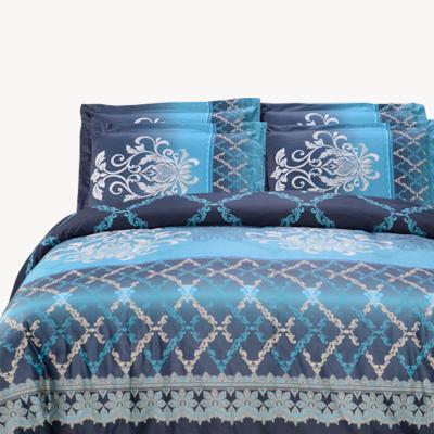 China Factory Price Nondisposable Geometric Design 4pcs Super Soft Bedding Sheet Set For Home And Hotel for sale