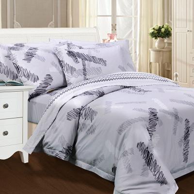 China Nondisposable High Quality Custom Bedding Geometric Design Duvet Cover Set Bedding Skirt Bedspread for sale