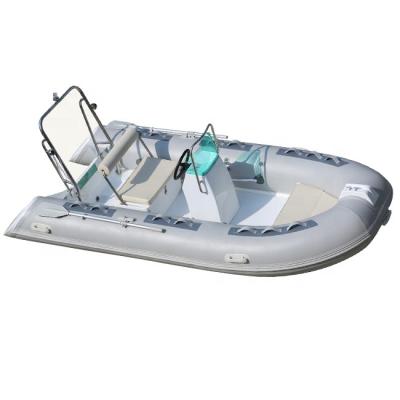 China CE China Hypalon Sport Cabin Cruiser Rigid Passenger Used Fiberglass Hull Floor Hovercraft Canoe Canoe Fiberglass Rib Boat With Motor Fishing for sale