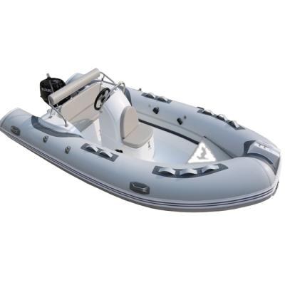 China Fishing CE Rowing Yacht Boats Fishing Speed ​​Aluminum 430 Rib Kayak Fiberglass Liferaft Luxury Boat For Entertainment for sale