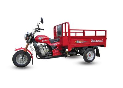 China 150cc Auto Cargo Loader Cargo Motor Tricycle 1.8*1.25m Cargo Box Red for sale