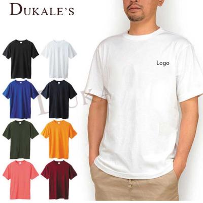 China Team Men Compression Tshirt With Dtg Logo Label Plain 100% Multi Colors Cotton Print T-shirt Blank Base Custom Anti Shrink T-shirt for sale