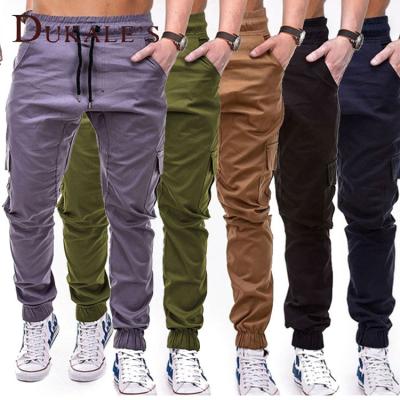 China Flat Elastic Waist No MOQ Sport Cargo Men Running Casual Pants Harem Pants Outdoor Wear Gym Wear Track Jogger Pants With Pockets for sale