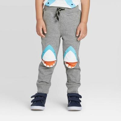 China Anti-Static Kids Boys Printed Long Pants Gaiters Base Pants Sweatpants Mens Jogger Teeth Boy Sweatpants With Shark Cartoon for sale