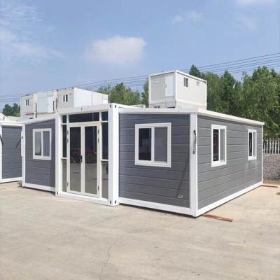 China Office Building Expandable House Prefab 20-40 Foot Container With 3 Bedroom House Plans 40ft Expandable Container House for sale