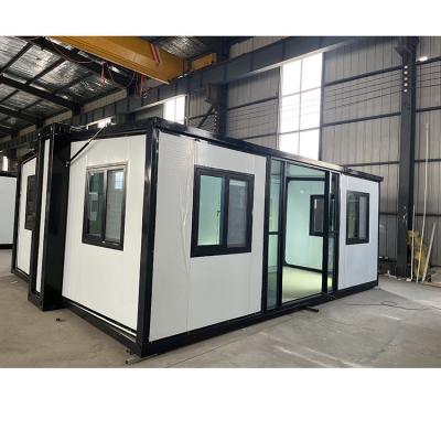 China Modern Design Office Building Expandable Container House20ft 40ft 2 Bedrooms Prefab Expandable Container House for sale