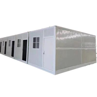 China Farmhouse Prefab Container Folding Modular Mobile Office Prefab Residential Quick Erect Folding Cart House Portable for sale