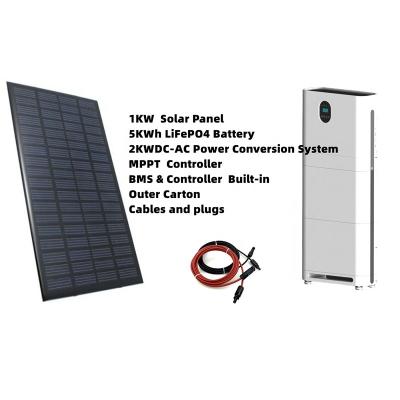 China Power Storage AMA Solar Provide 5KW 10KW Fully Solar Power System Solution For Off Grid Home Use for sale