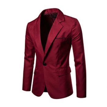 China Factory cheap professional thin red color coat suit men's fit hotsales quality slim price anti-shrink for sale