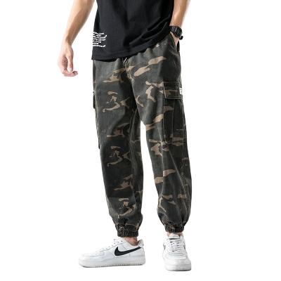 China New Anti-Wrinkle Streetwear Mens Multi Pockets Cargo Harem Pants Hip Hop Casual Male Track Pants Joggers Pants Fashion Harajuku Mens Trousers for sale