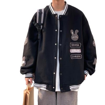 China 2022 New Hip Hop Vintage Loose Casual Mens Baseball Jackets Student Windproof Jacket for sale