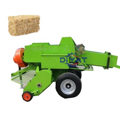 China horizontal baler automatically bundled silage straw square bale picking and binding machine/square hay baler for sale with china manufacturer for sale