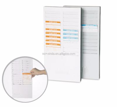 China 50 Slot (Grey) Plastic Time Attendance Sheet Holder Large Cards 50 Slot for sale