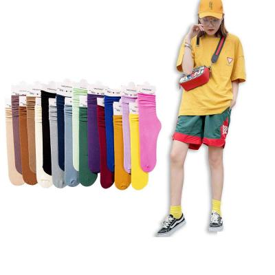 China 2021 QUICK-DRY Autumn Ultra-Thin Calf Socks Multicolor wholesale 18 customizable ladies socks for girls for sale