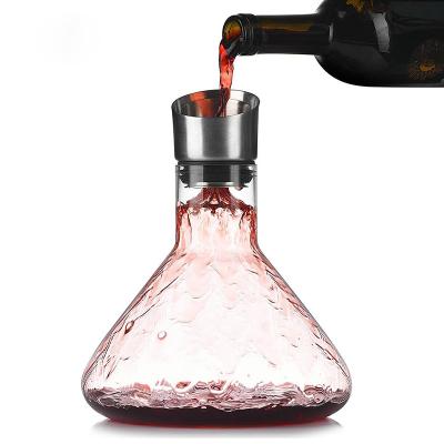 China Best Selling Crystal Brandy Pourer Aerator Jug Champagne Wine Glass Decanter Bottle Restaurant Bar Supplies Lead Free Crystal And Lead Free Glass Amazon for sale