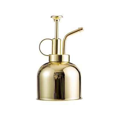 China Mini Brass Watering Bottle Vintage Convenient Plants Nordic Succulent Flower Gardening Spraying Can Mirror Sprayer Outdoor Indoor Spout for sale