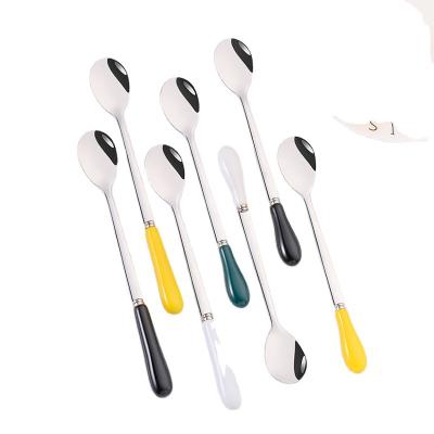 China China Disposable Professional Manufacture Popular Tiny Ceramic Teaspoon Handle for sale