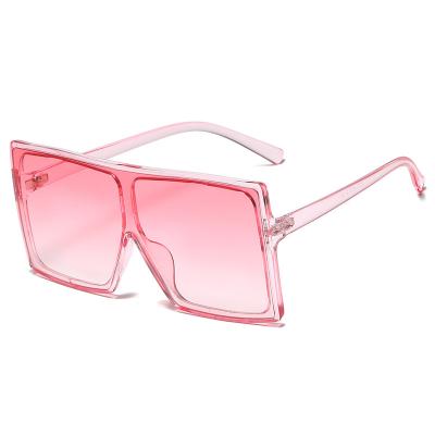 China New Fashion Rimless Flat Surface PC Women UV400 One Piece Rimless Oversized Shades Fit Sun Glasses for sale