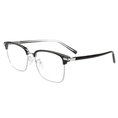 China Business Classic Anti Blue Tr90 Light Glasses For Men's Optical Eyeglasses Ready Computer Running Square Eyewear for sale