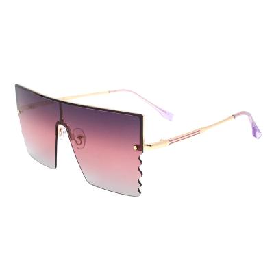 China Wholesale Custom Oversized Frame Sun Glasses Metal Sun Glasses Square Fashion Sunglasses 2022 New Unisex for sale