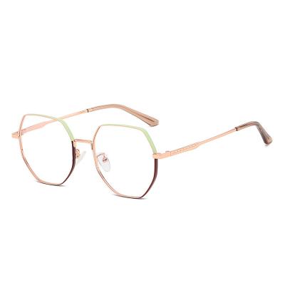 China Fashionable Wholesale High Quality Nickel Alloy Monocle Frames For Men Optical Customized Sunglasses for sale