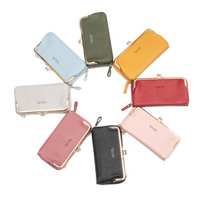 China Fashion Cross - Wild Pattern Messenger Body Phone Purse Lychee Bag Korean Ladies Shoulder Fashion Zipper Women Horizontal Cross - Body Cell Phone Bag for sale