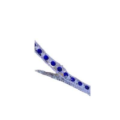 China Royal blue unburnt FASHIONABLE Sapphire Bracelet of 14.74ct Myanmar, which is equipped with AIGS/Lotus International Certificate. Ea for sale